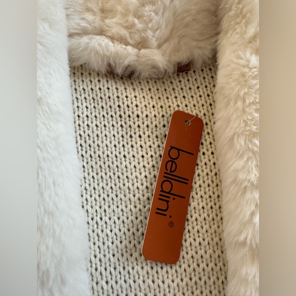 NWT Belldini Women's Black Label Cardigan Sweater -size Medium (cream) - Picture 4 of 12